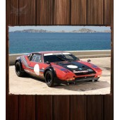 Металлическая табличка De Tomaso Pantera Gr. 4